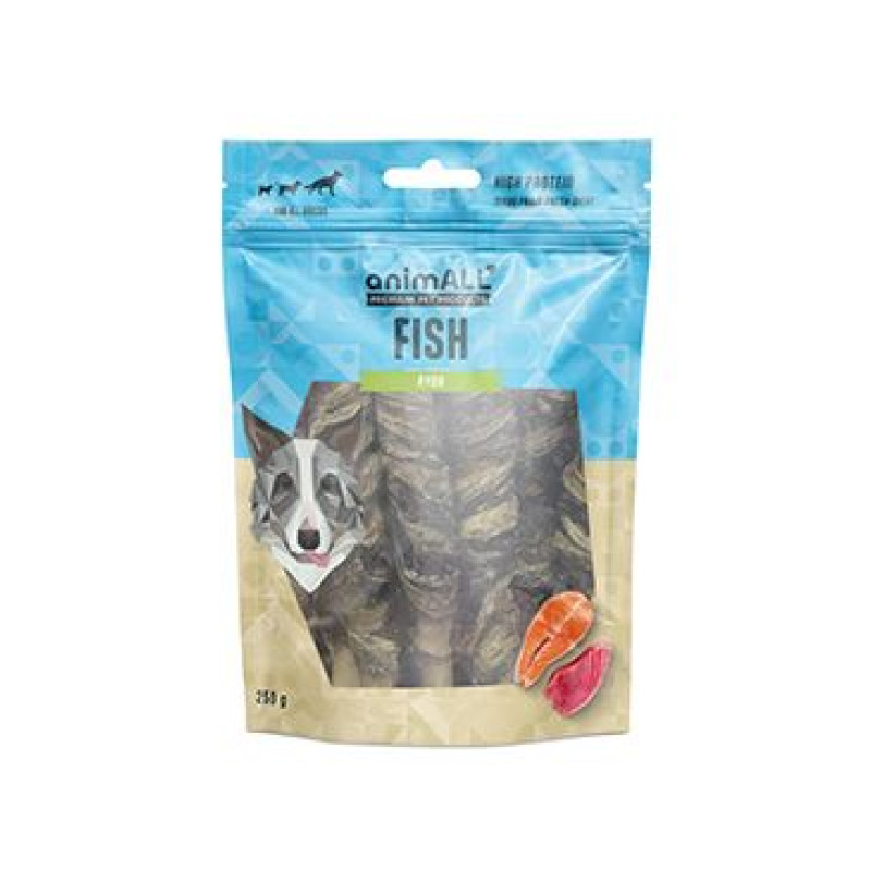 animALL Buvolí tyčka obalená rybí kůží 250g