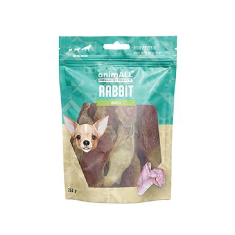 animALL Králičí ouško s kachním 250g