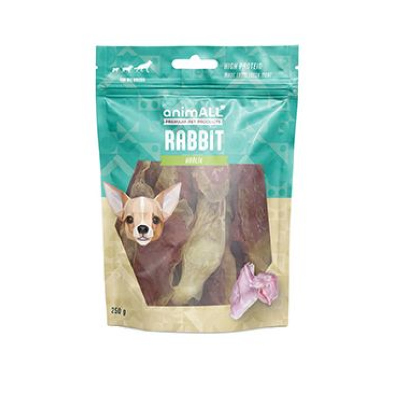 animALL Králičí ouško s jehněčím 250g