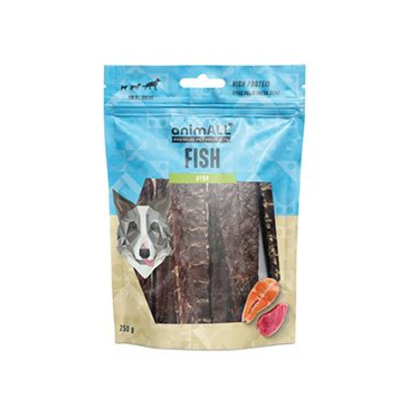 animALL Tuňákové proužky s kachním 250g