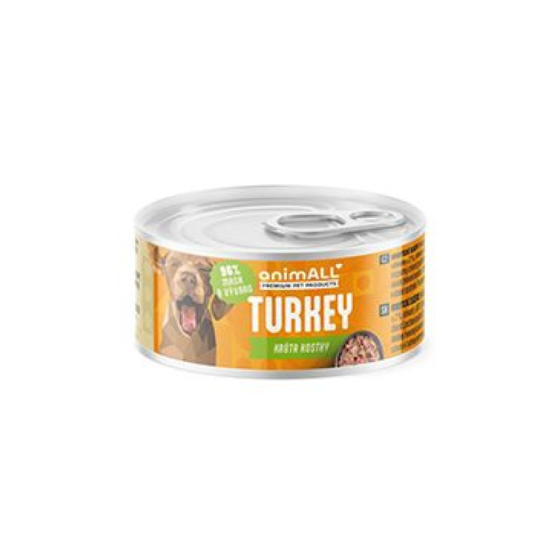 animALL konzerva pes Krůta kostky 80g
