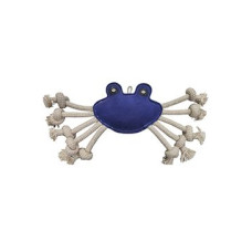 Hračka pes animALL Krab s provazy kůže,barevný 33x20cm