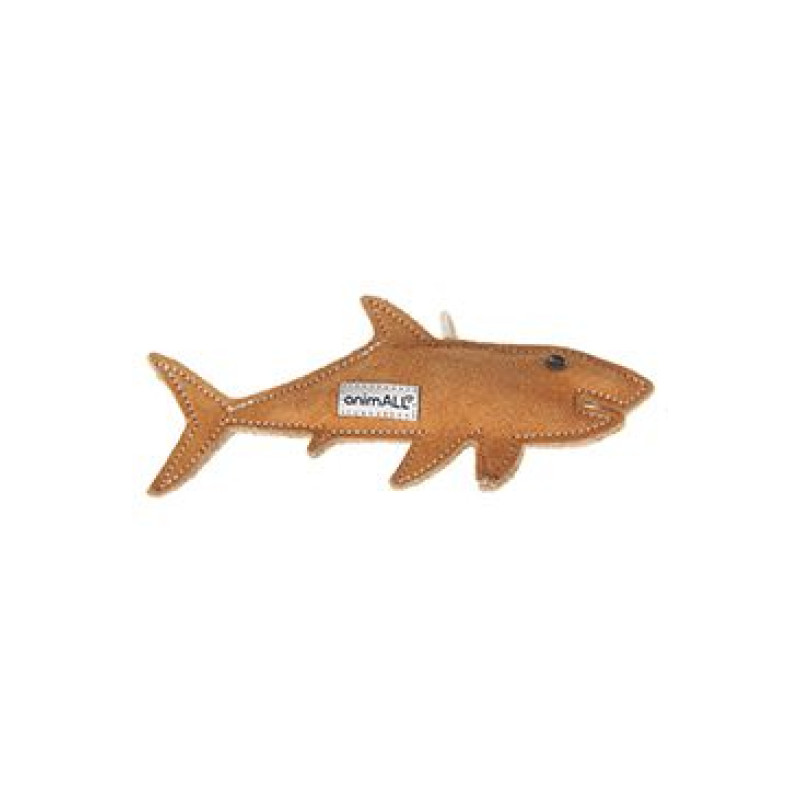Hračka pes animALL Baby žralok kůže, natural 22x10cm