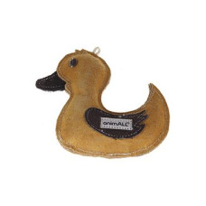 Hračka pes animALL Kachna kůže, natural 16,5x16,5cm