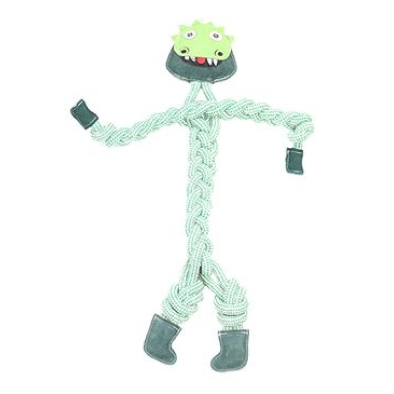 Hračka pes animALL Krokodýl kůže+lano Mr.Roper 78cm