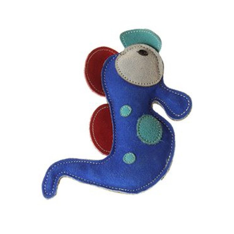 Hračka pes animALL Mořský koník kůže,barevný 23,5x15cm