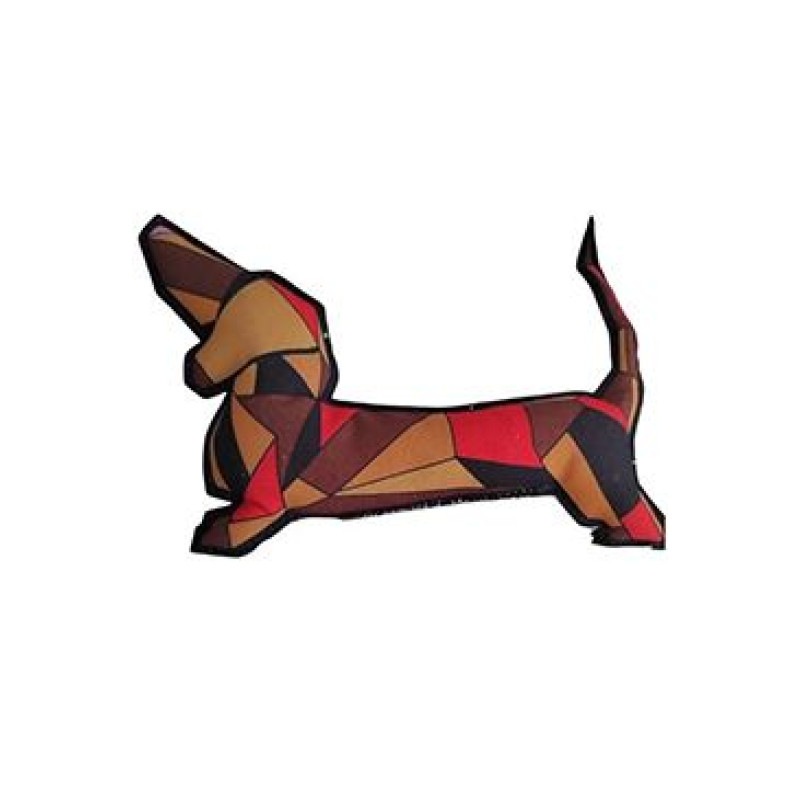 Hračka pes animALL Jezevčík textil, barevný 20x25cm