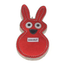 Hračka pes animALL Králík kůže, barevný 18x11cm