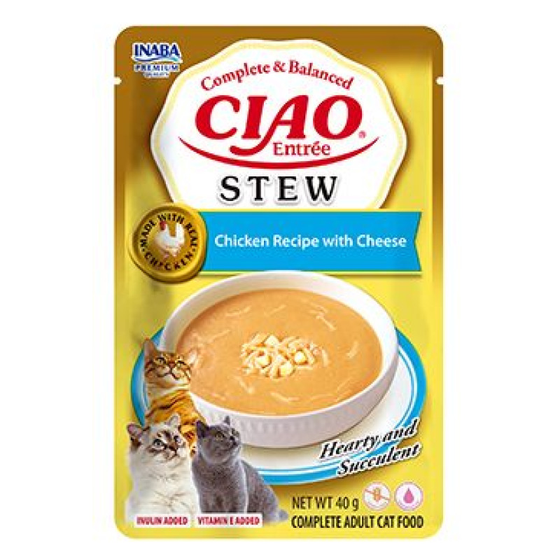 Churu Cat Entrée Stew Chicken Recipe with Cheese 40g