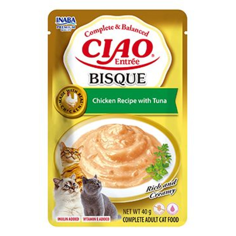 Churu Cat Entrée Bisque Chicken Recipe with Tuna 40g