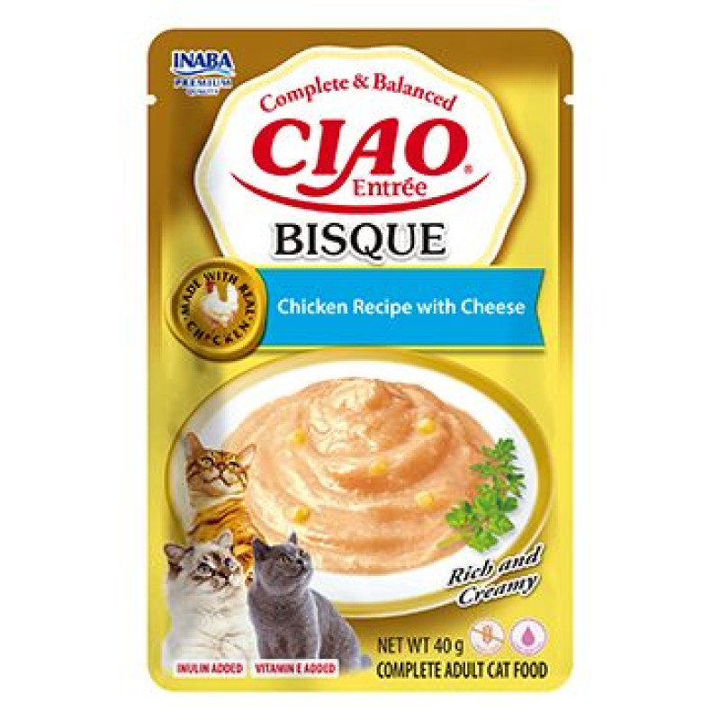 Churu Cat Entrée Bisque Chicken Recipe with Cheese 40g