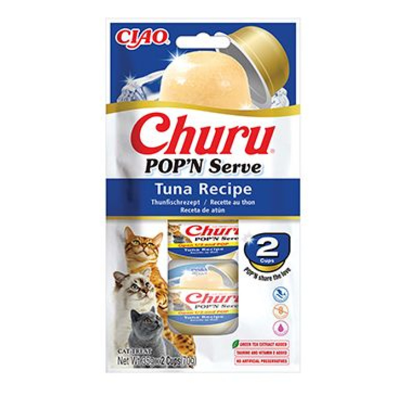 Churu Cat POP'N Serve Tuna Recipe 2x35g