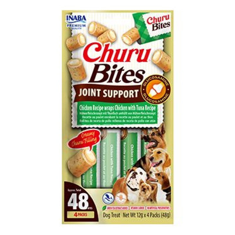 Churu Dog Bites Joint Supp.Chick.wraps Chick&Tuna4x12g