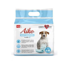 Plenky pro psy Aiko Soft Diapers S-M/30-46cm 12ks