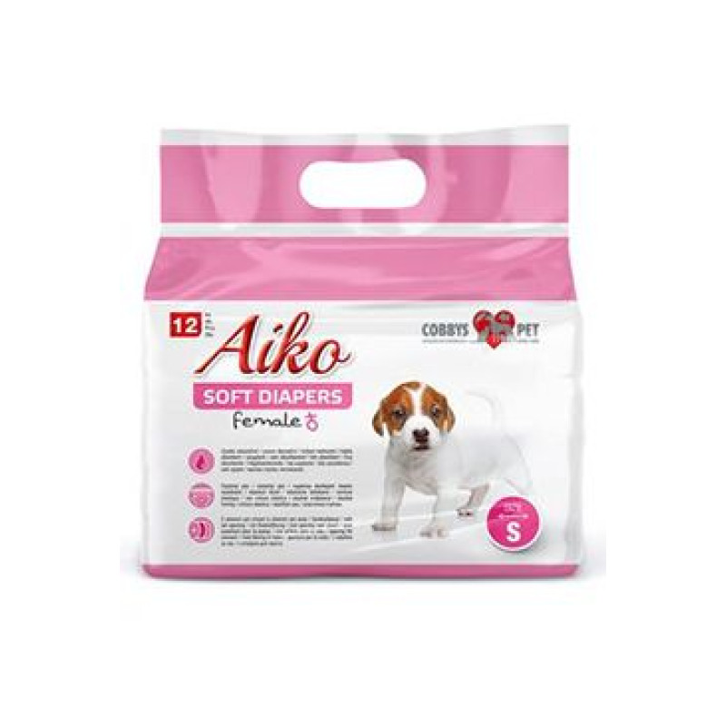 Plenky pro feny Aiko Soft Diapers S/28x40cm 12ks