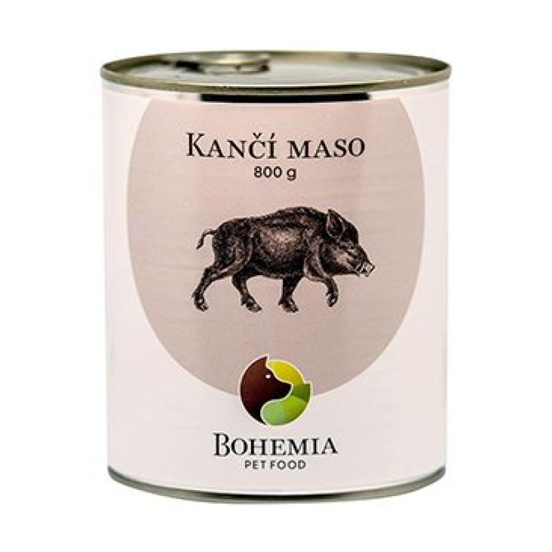 BOHEMIA MASO Kančí ve vlastní šťávě 800g