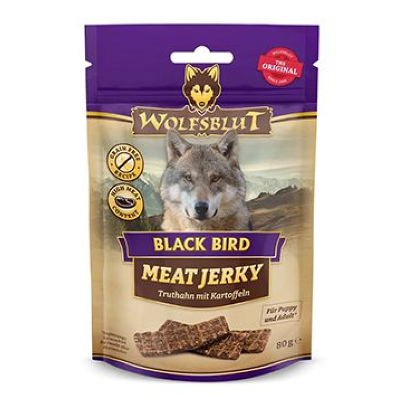 Wolfsblut Meat Jerky Black Bird 80g