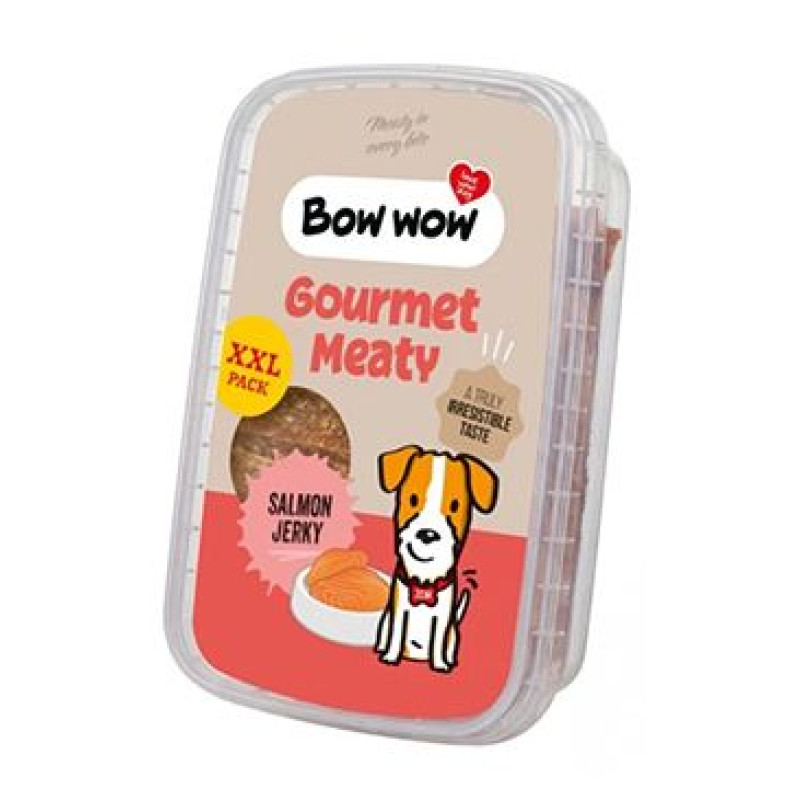 Bow wow poch. Lososové plátky XXL pack 250g
