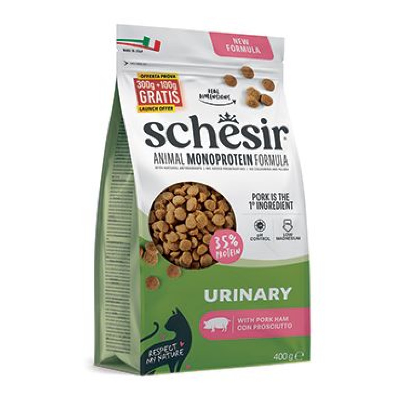 Schesir Cat Monoprotein Urinary šunka 400g