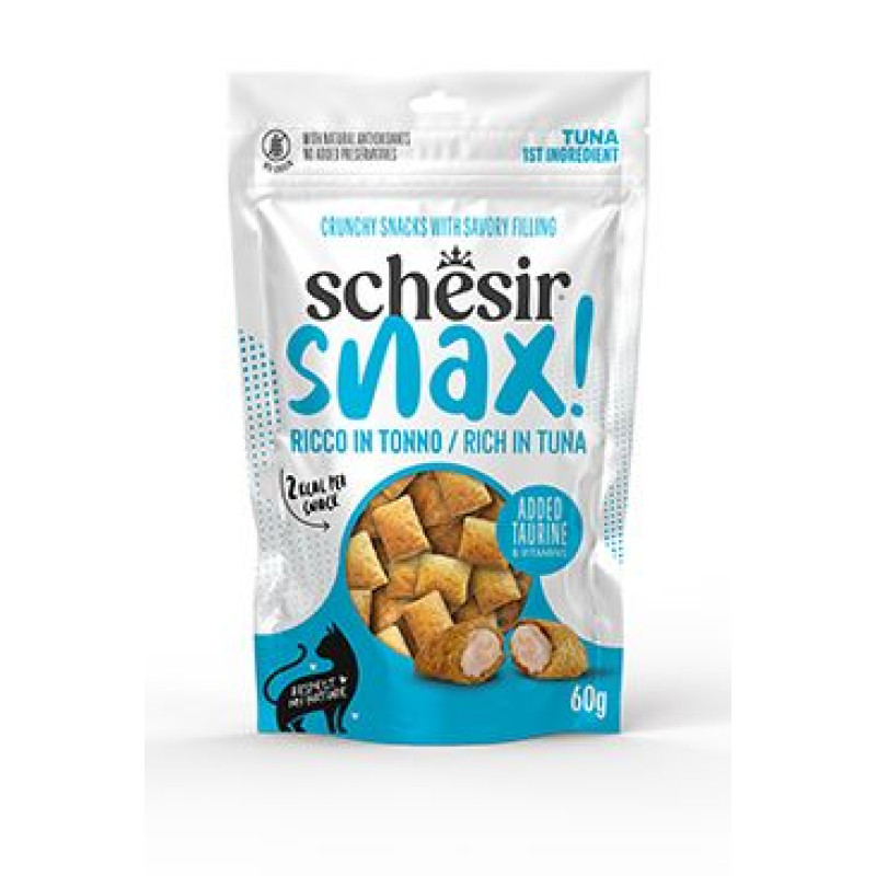Schesir Cat pochoutka Snax! Tuňákové polštářky 60g