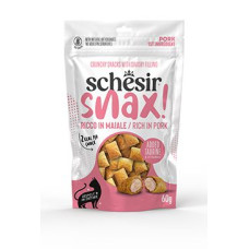 Schesir Cat pochoutka Snax! Vepřové polštářky 60g