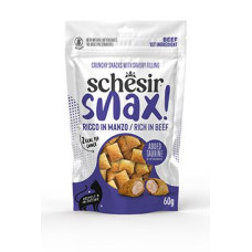 Schesir Cat pochoutka Snax! Hovězí polštářky 60g