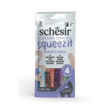 Schesir Cat kapsa Squeez It Variety Pack krém 4x15g