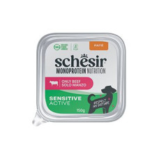 Schesir Dog vanička Monoprot.Active Hovězí paté 150g