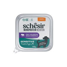 Schesir Dog vanička Monoprot.Senior Divočák paté 150g