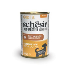 Schesir Dog vanička Monopr.Hip&Joint Zvěřina paté 400g