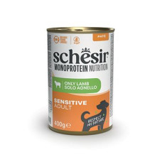 Schesir Dog konz.Monoprotein Jehněčí paté 400g
