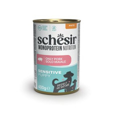 Schesir Dog konz.Monoprotein Puppy Šunka paté 400g