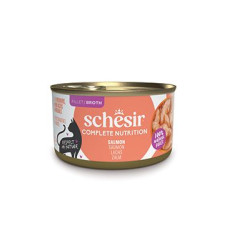 Schesir Cat konz.Compl.Nutrition Losos vývar 85g