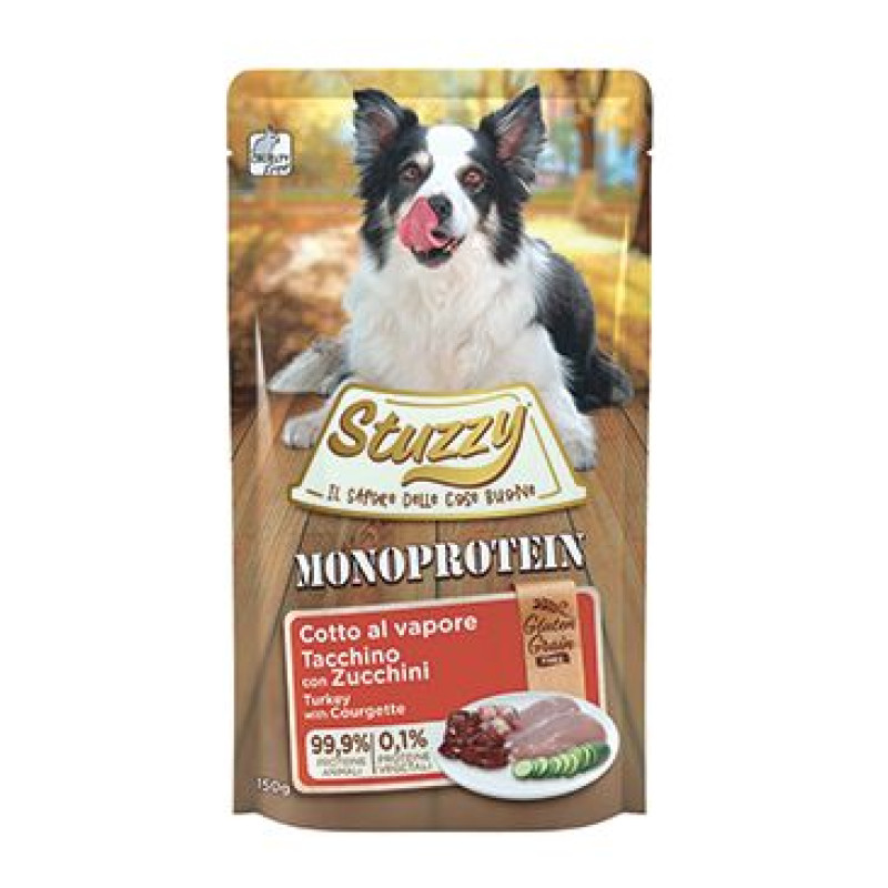 Stuzzy Dog kapsa Monoprotein Krůtí s cuketou paté 150g