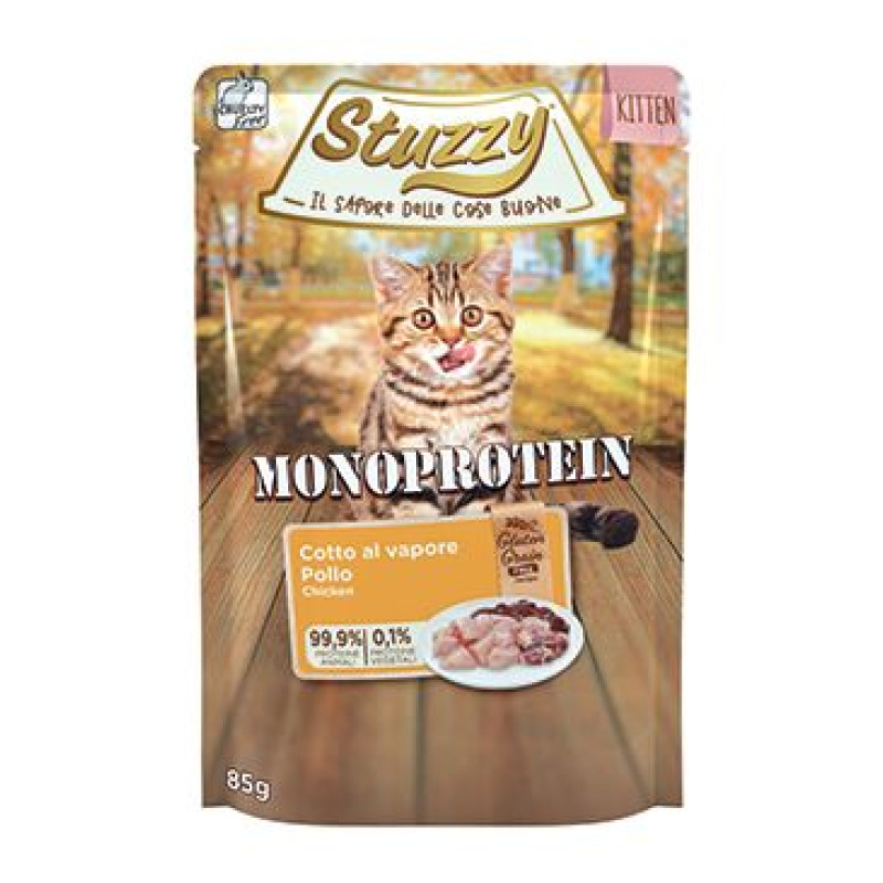 Stuzzy Cat kapsa Monoprotein Kitten Kuřecí paté 85g