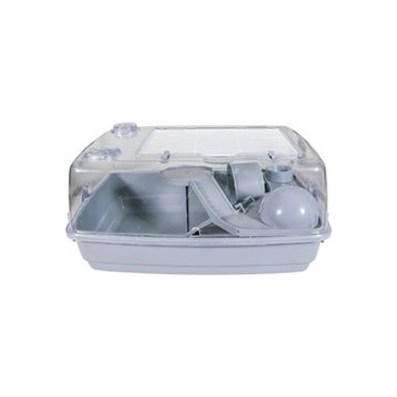 Klec křeček PRIMO VISION 55cm šedá/bílá Zolux