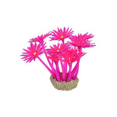 Akvarijní dekorace FLOWERS 1 fialová/růžová Zolux