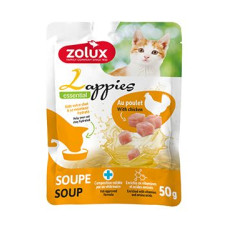 Pochoutka kočka LAPPIES polévka kuřecí 50g Zolux
