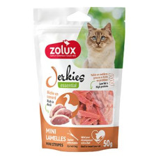 Pochoutka kočka JERKIES MINI proužky kachna 50g Zolux
