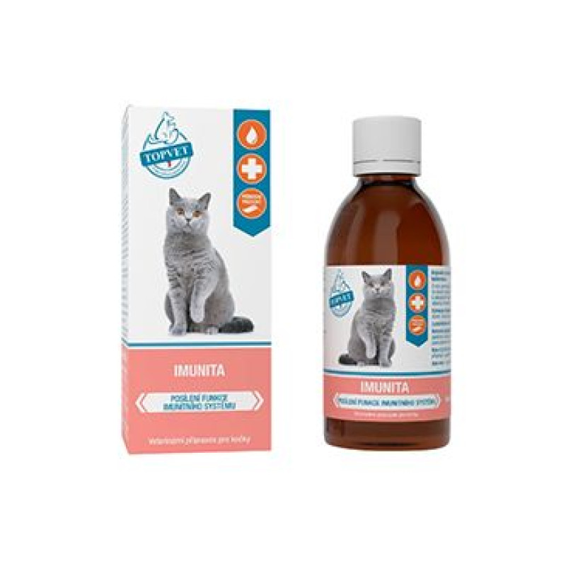 Imunita sirup pro kočky TOPVET 200ml