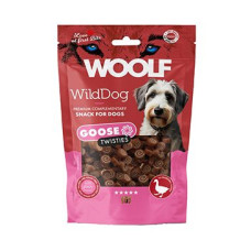 WOOLF WildDog poch. Twisties Goose&Cod 100g