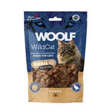 WOOLF WildCat Twisties Snack Quail 50g