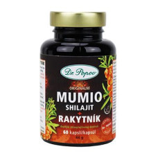 Dr.Popov MUMIO Shilajit s rakytníkem 60cps.