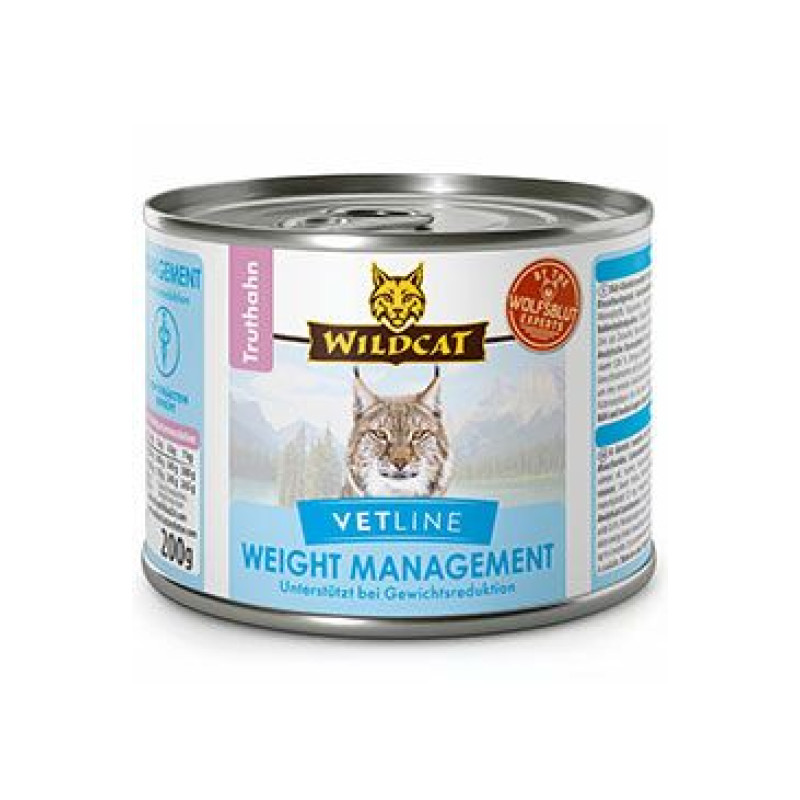Wildcat VetLine Weight Management Turkey konz. 200g