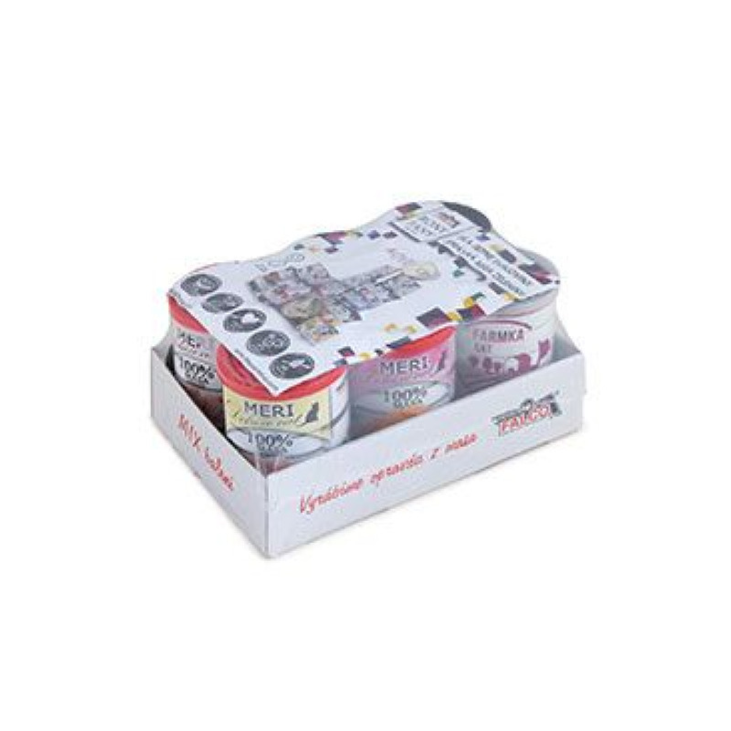 FALCO CAT Mix balení pro kočku 6x400g