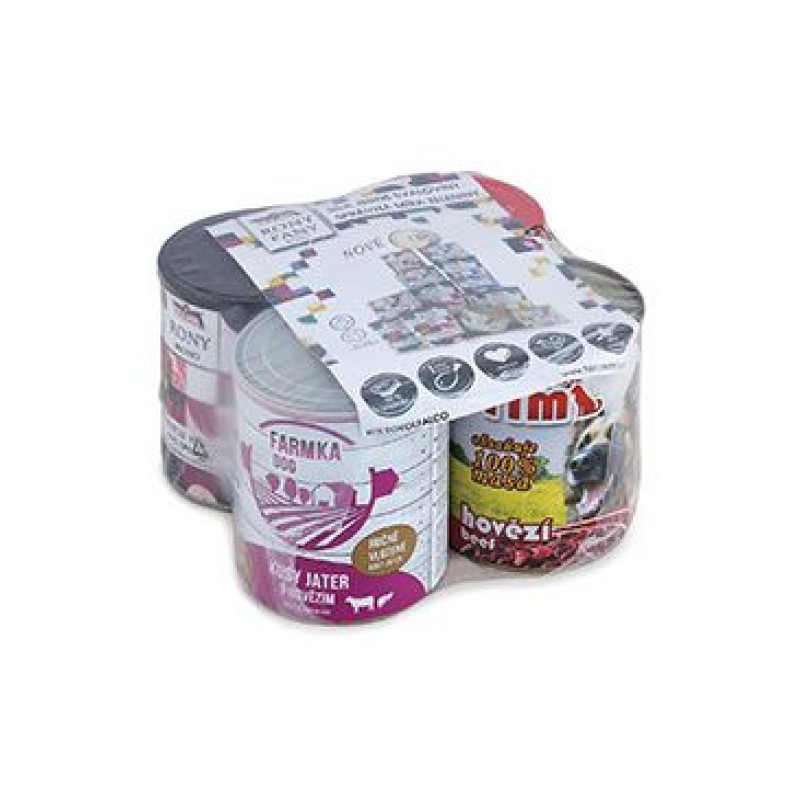 FALCO DOG Mix balení pro psa 4x800g