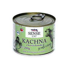 FALCO SENSE CAT kachna a hovězí 200g