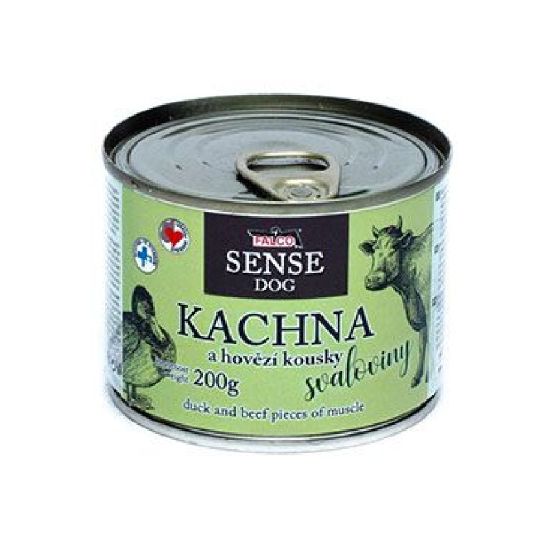 FALCO SENSE DOG kachna a hovězí 200g