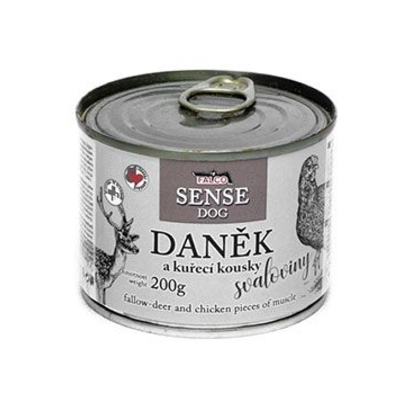 FALCO SENSE DOG daněk a kuřecí 200g
