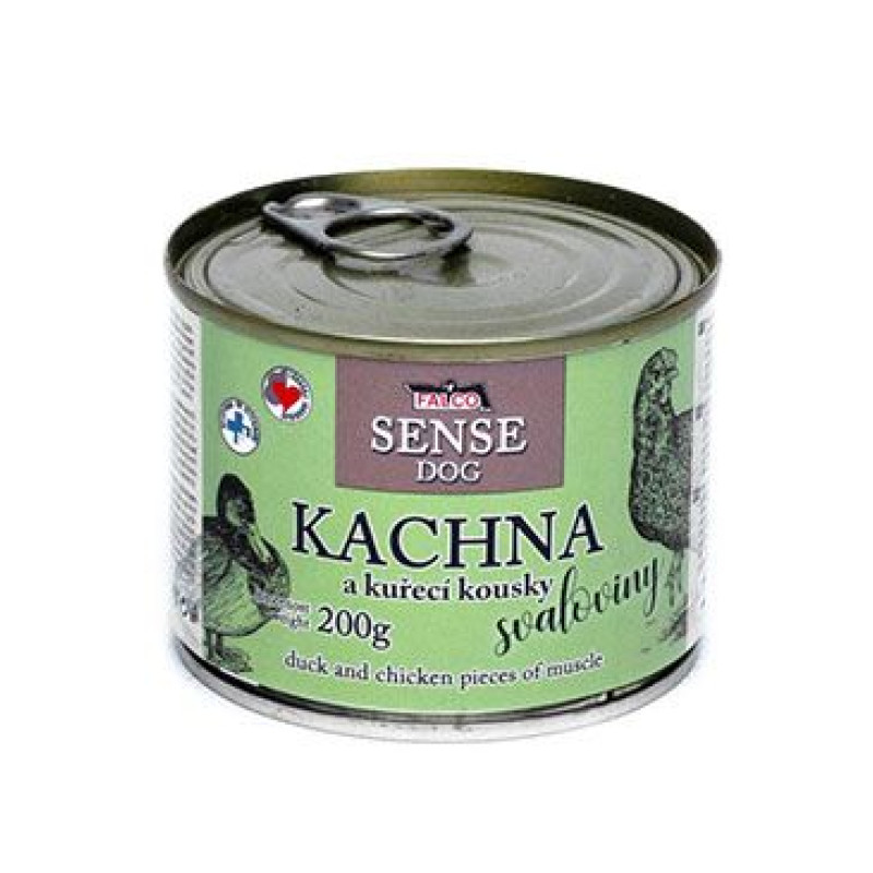 FALCO SENSE DOG kachna a kuřecí 200g